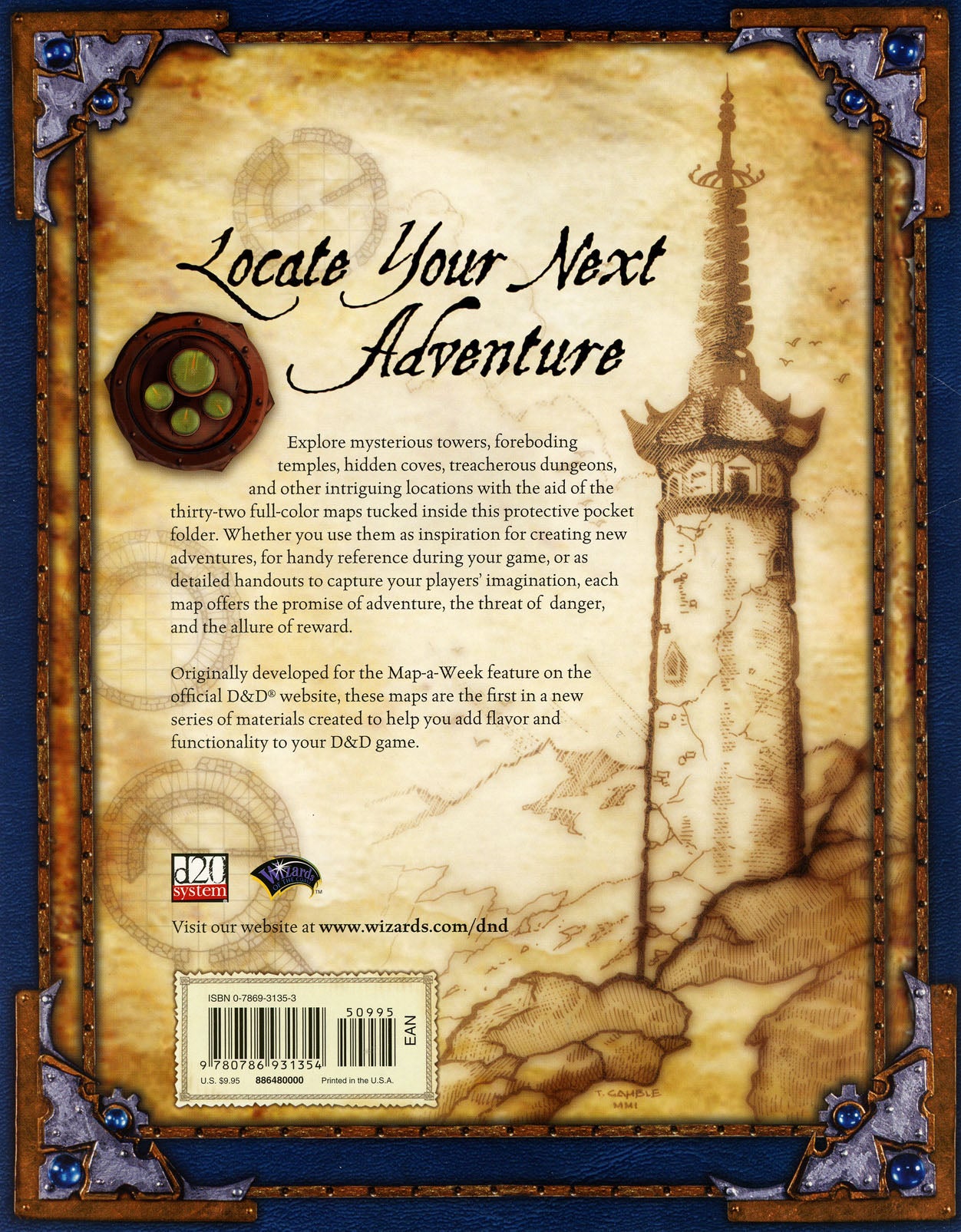 DUNGEONS & DRAGONS - MAP FOLIO: PACK 1 - 88648 - RPG RELIQUARY