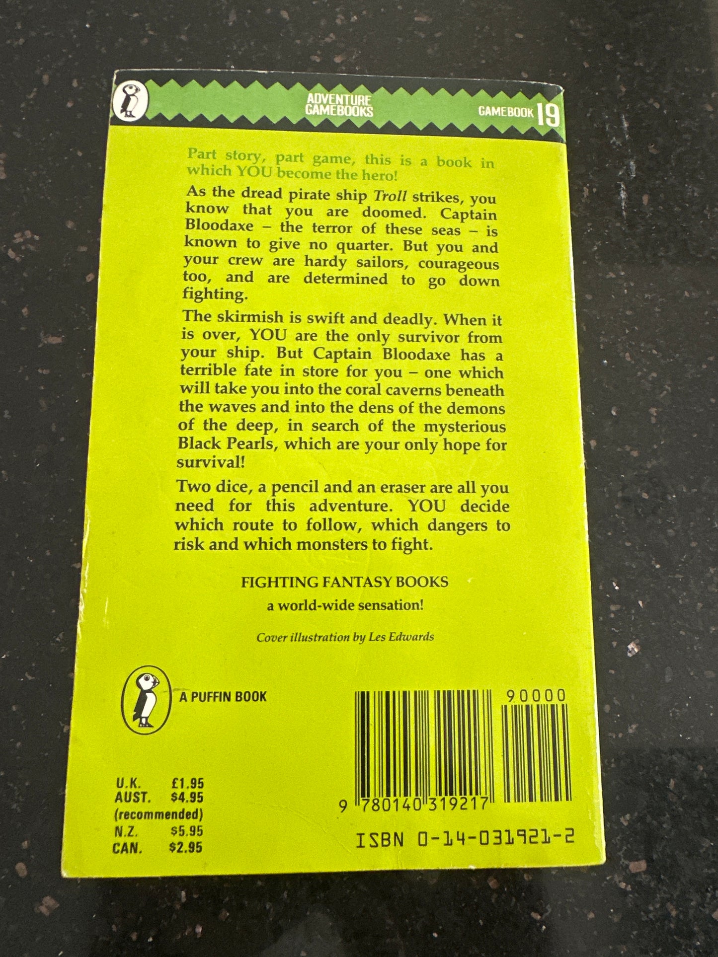 Fighting Fantasy 19 - Demons of the Deep (Gamebook) - c - RPG RELIQUARY