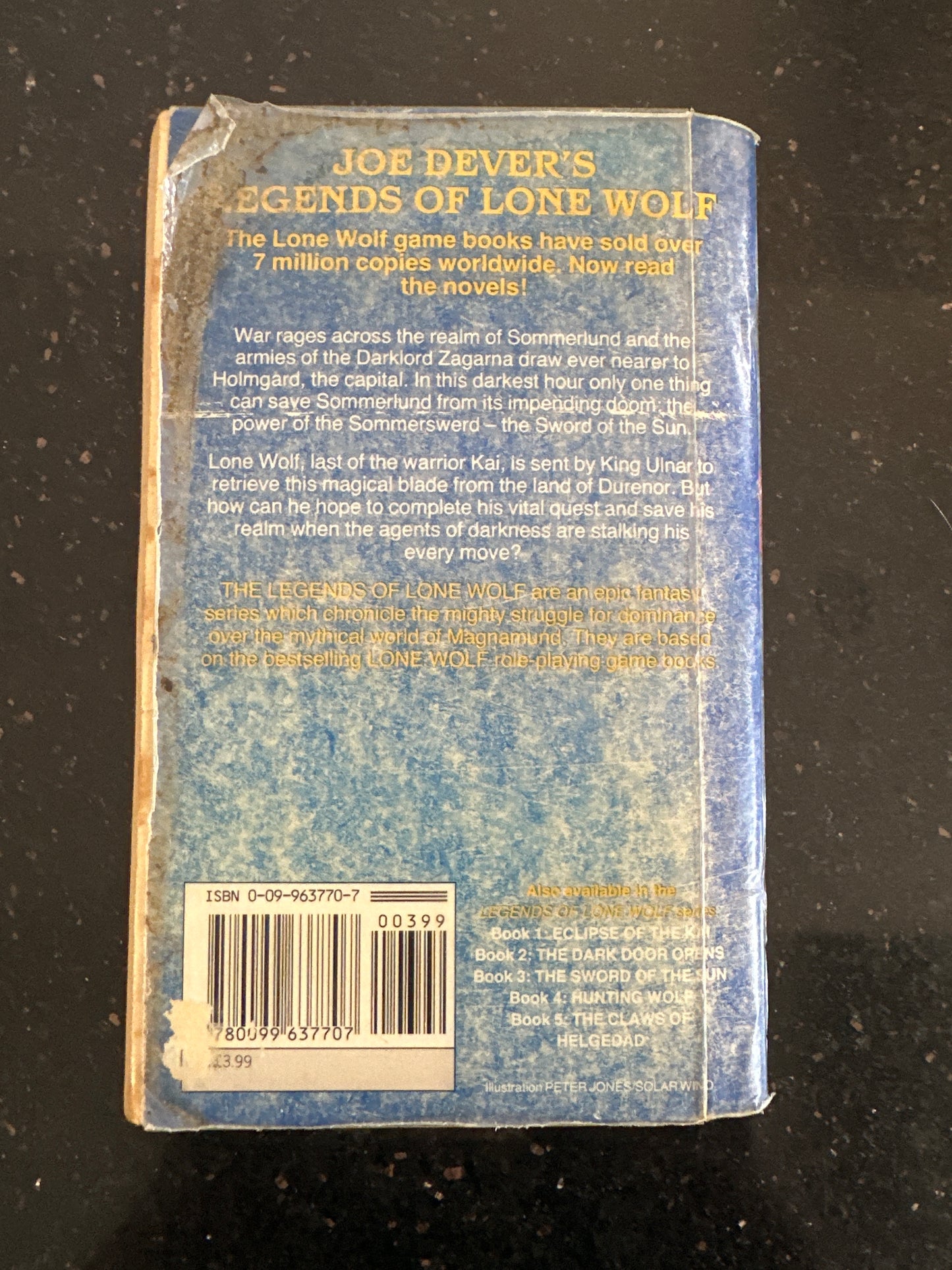 Lone Wolf Legends 3 - The Sword of the Sun (Fantasy Novel) a Contacted - RPG RELIQUARY