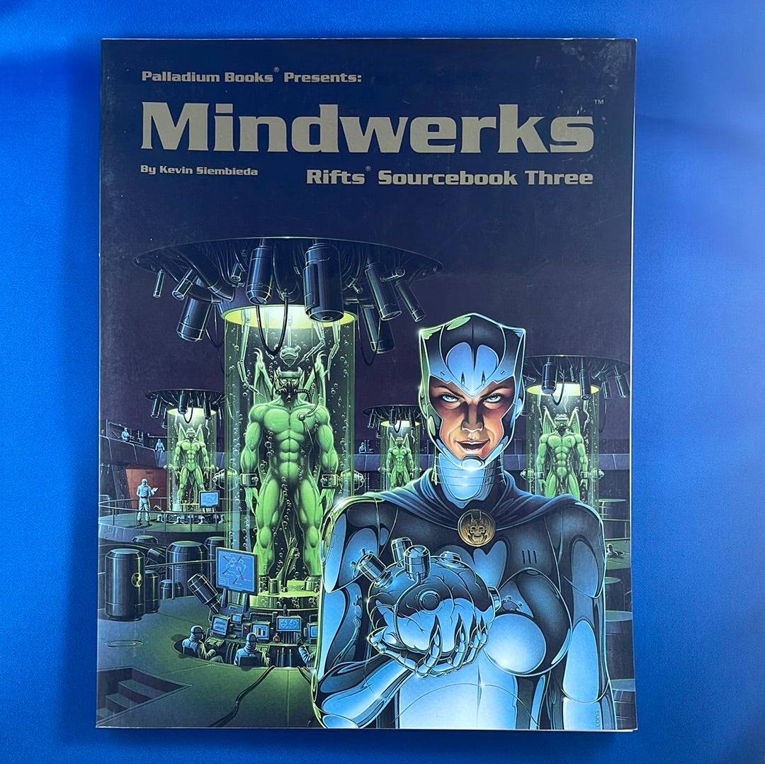 RIFTS - MINDWERKS - SOURCEBOOK 3 - 812 PALLADIUM BOOKS - RPG RELIQUARY
