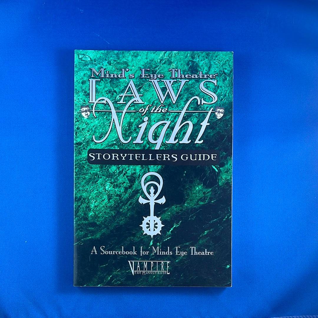 VAMPIRE THE MASQUERADE - MINDS EYE THEATRE - LAWS OF THE NIGHT STORYTELLERS GUIDE - WW5021 - RPG RELIQUARY