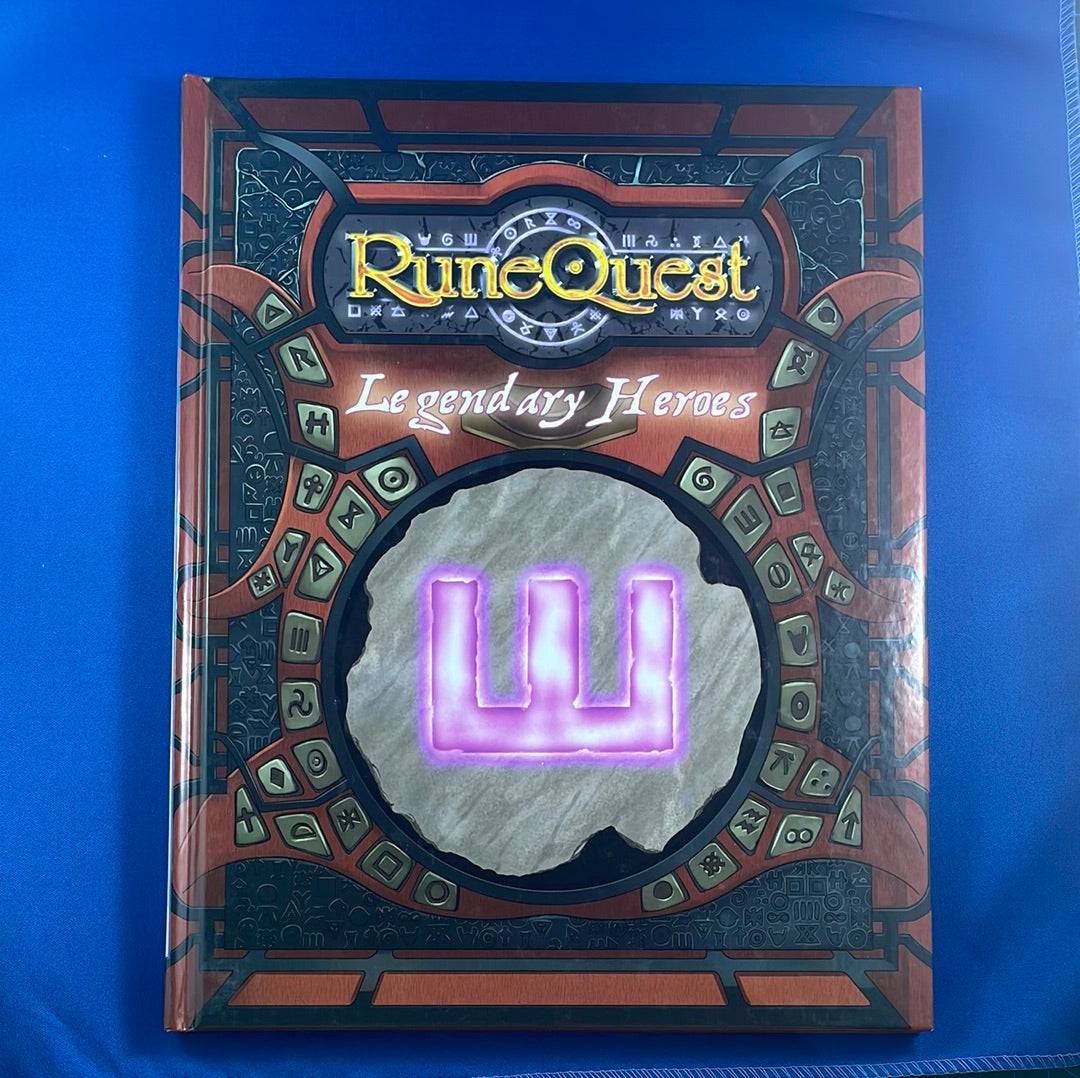 RUNEQUEST - LEGENDARY HEROES - MGP8106 MONGOOSE PUBLISHING - RPG RELIQUARY