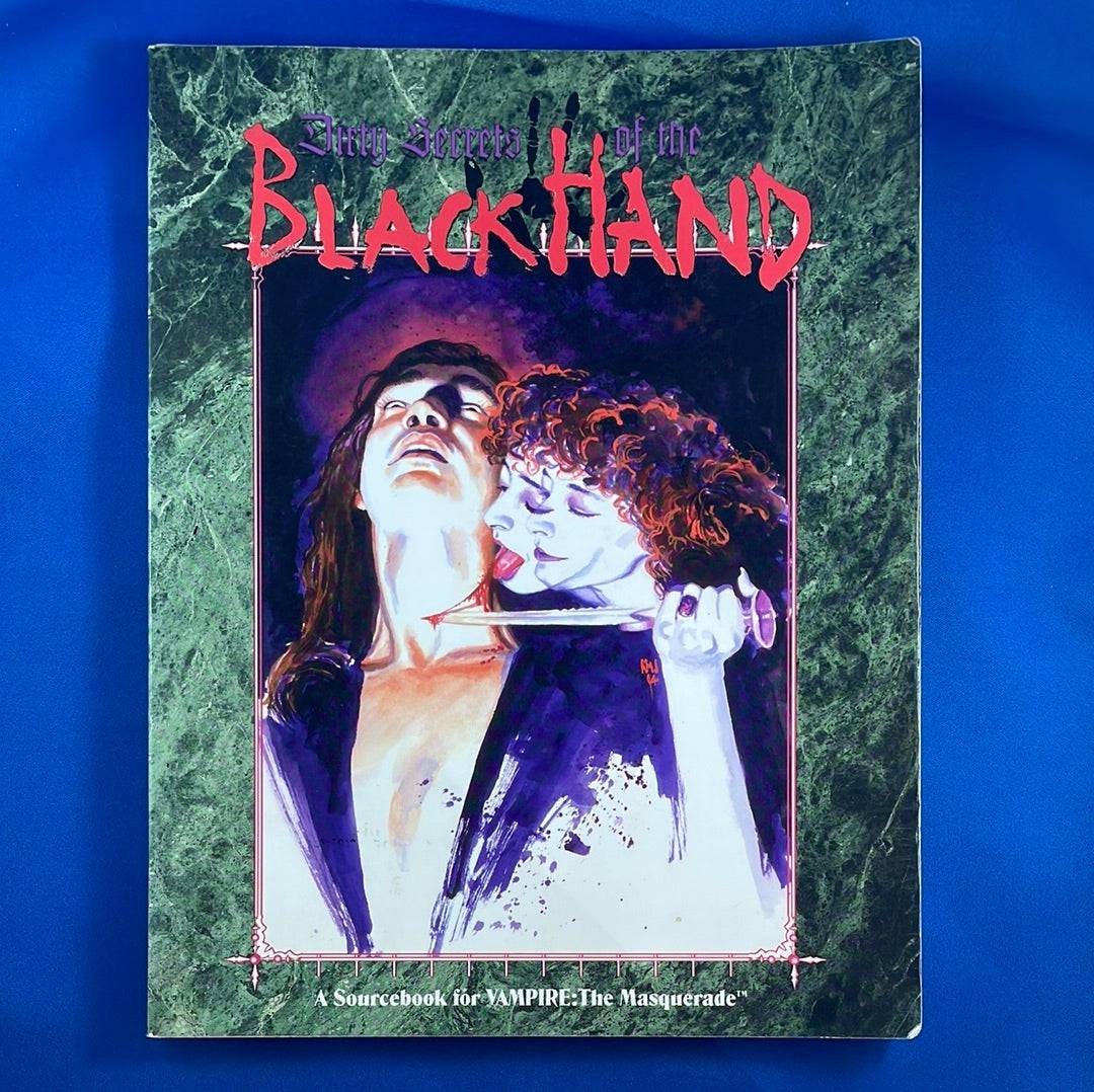VAMPIRE THE MASQUERADE - DIRTY SECRETS OF THE BLACK HAND - WW4210 WHITE WOLF - RPG RELIQUARY