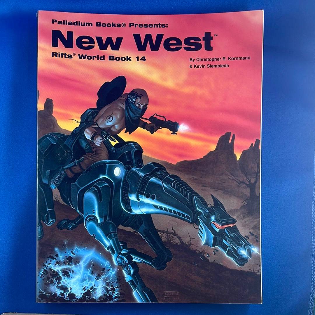 RIFTS - WORLD BOOK 14 - NEW WEST - 826 PALLADIUM BOOKS - RPG RELIQUARY