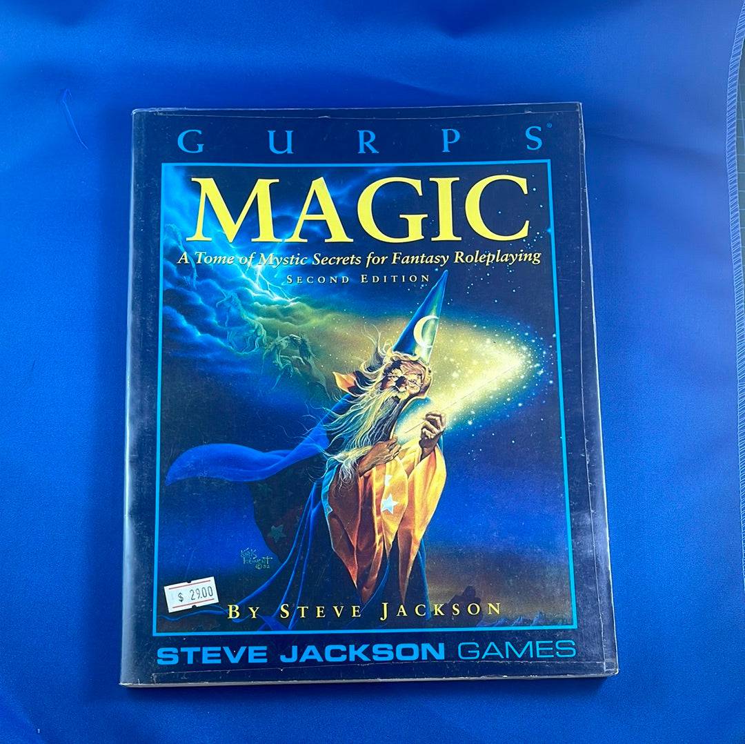 GURPS - MAGIC - PLASTIC SLIPCASE WITH SOME TAPE - SJG01695 - 6023 STEVE JACKSON GAMES - - RPG RELIQUARY