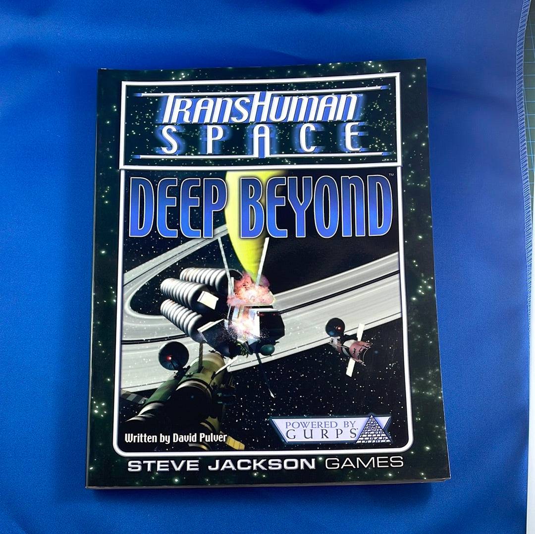 GURPS - TRANSHUMAN SPACE - DEEP BEYOND - SJH02695 STEVE JACKSON GAMES - SOME WARPING - RPG RELIQUARY