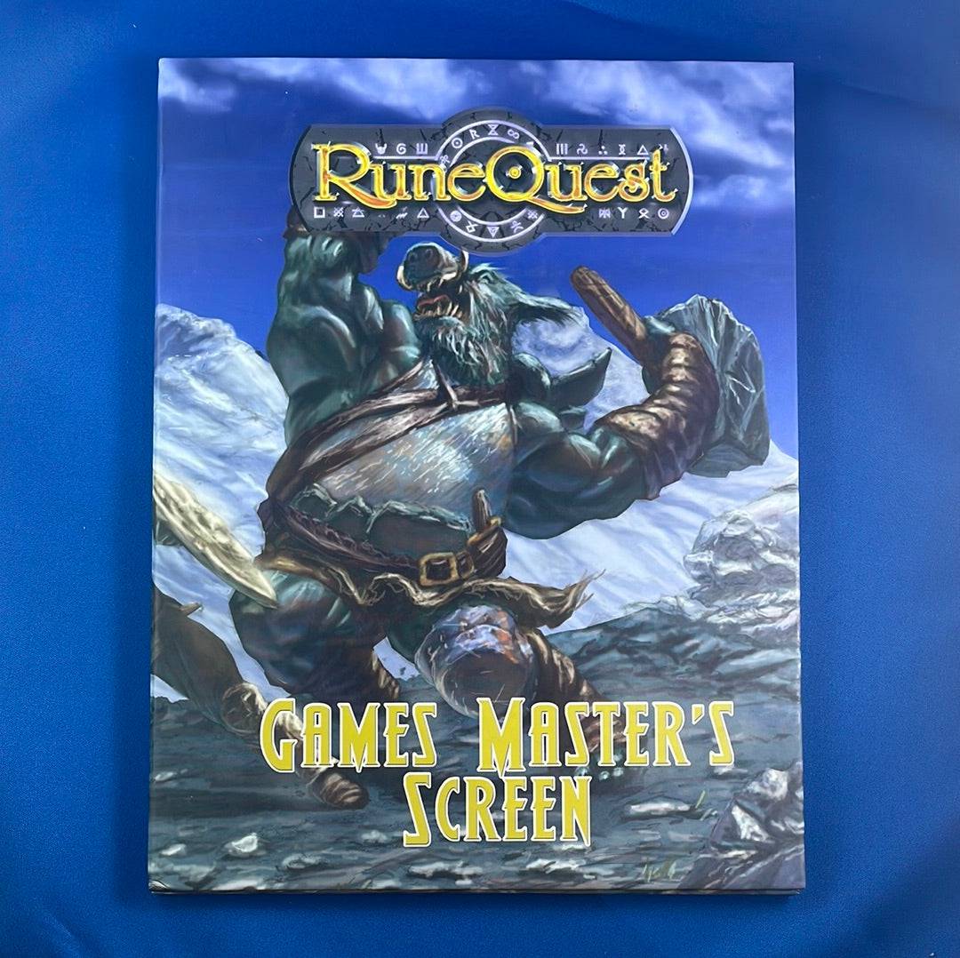 RUNEQUEST II - GAMES MASTERS SCREEN - MGP8102 MONGOOSE PUBLISHING - RPG RELIQUARY