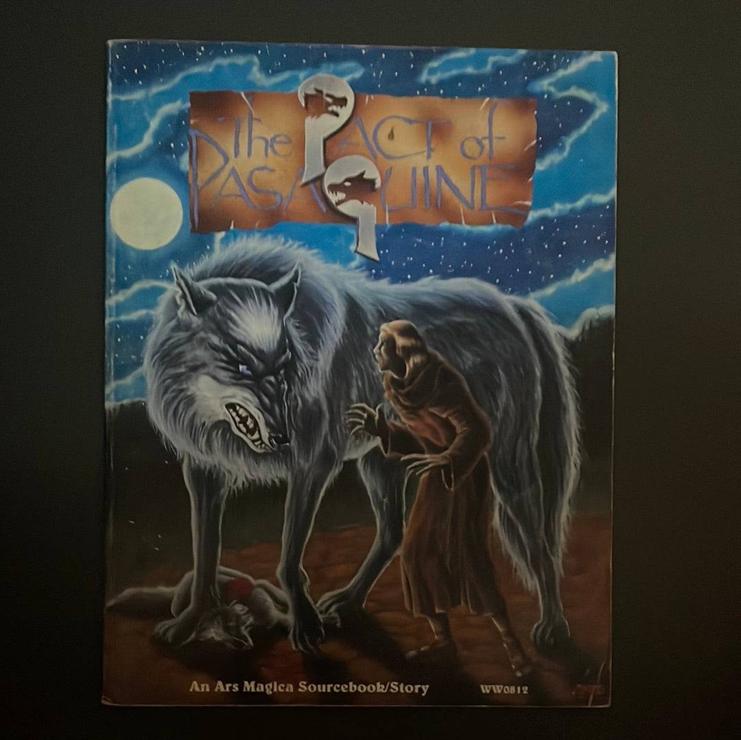ARS MAGICA - THE PACT OF PASAQUINE - WW0812 WHITE WOLF - RPG RELIQUARY