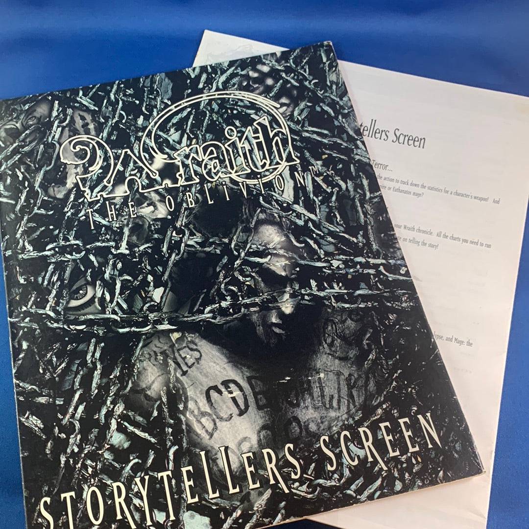 WRAITH THE OBLIVION - STORYTELLERS SCREEN - WW6015 - RPG RELIQUARY