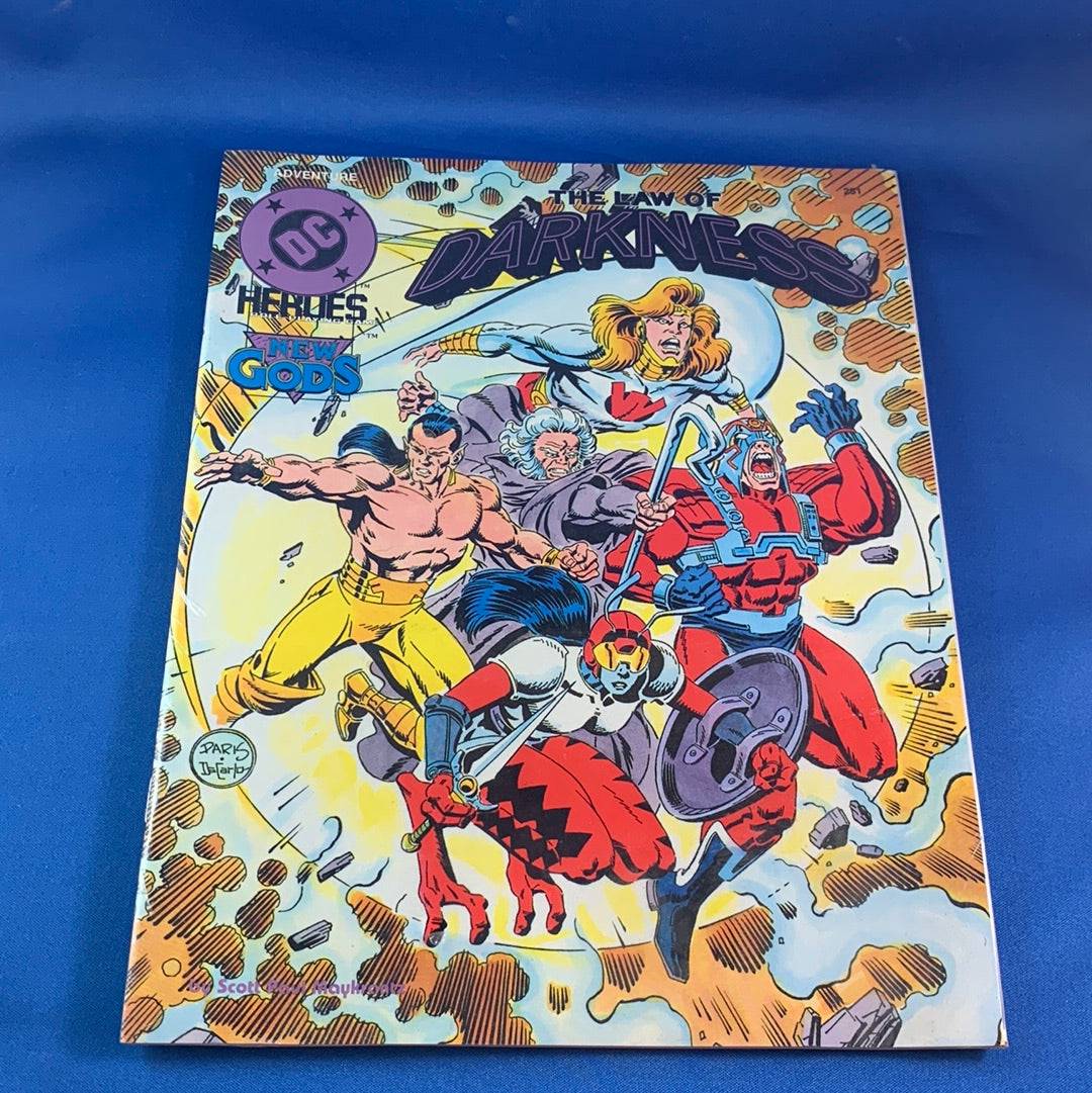 DC HEROES THE ROLEPLAYING GAME - THE LAW OF DARKNESS - NEW IN SHRINK - 251 BNIS - RPG RELIQUARY