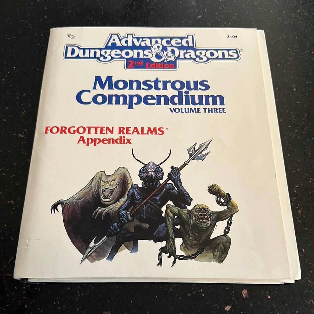 DUNGEONS & DRAGONS - FORGOTTEN REALMS: MONSTROUS COMPENDIUM VOL 3 ...