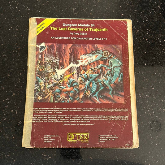 DUNGEONS & DRAGONS - THE LOST CAVERNS OF TSOJCANTH - 9061 - S4 - RPG RELIQUARY