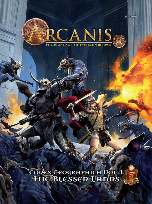 ARCANIS 5E - CODEX GEOGRAPHICA VOL. 1 THE BLESSED LANDS - PCI2602 - RPG RELIQUARY