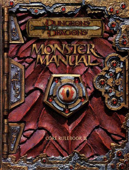 DUNGEONS & DRAGONS - MONSTER MANUAL 3e - 11552 - RPG RELIQUARY