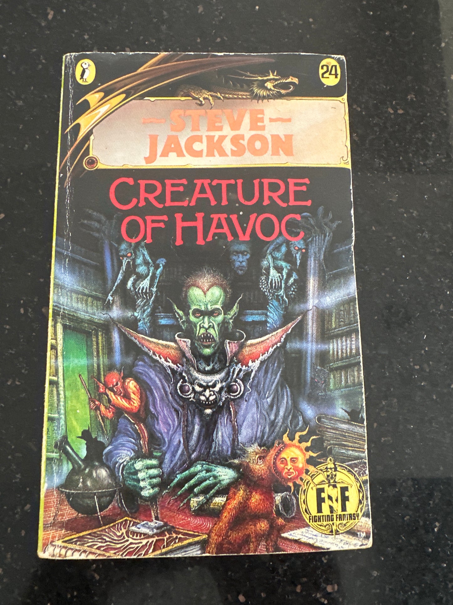 Fighting Fantasy 24 - Creature Of Havoc (Gamebook) b