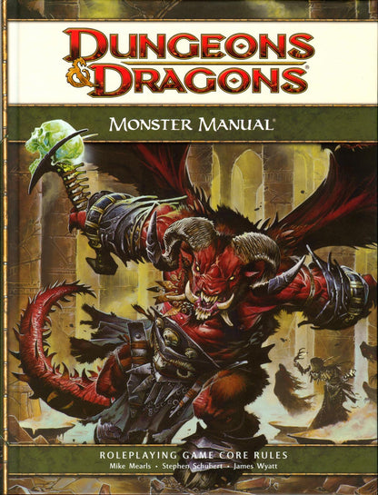DUNGEONS & DRAGONS - MONSTER MANUAL - 21720 - RPG RELIQUARY