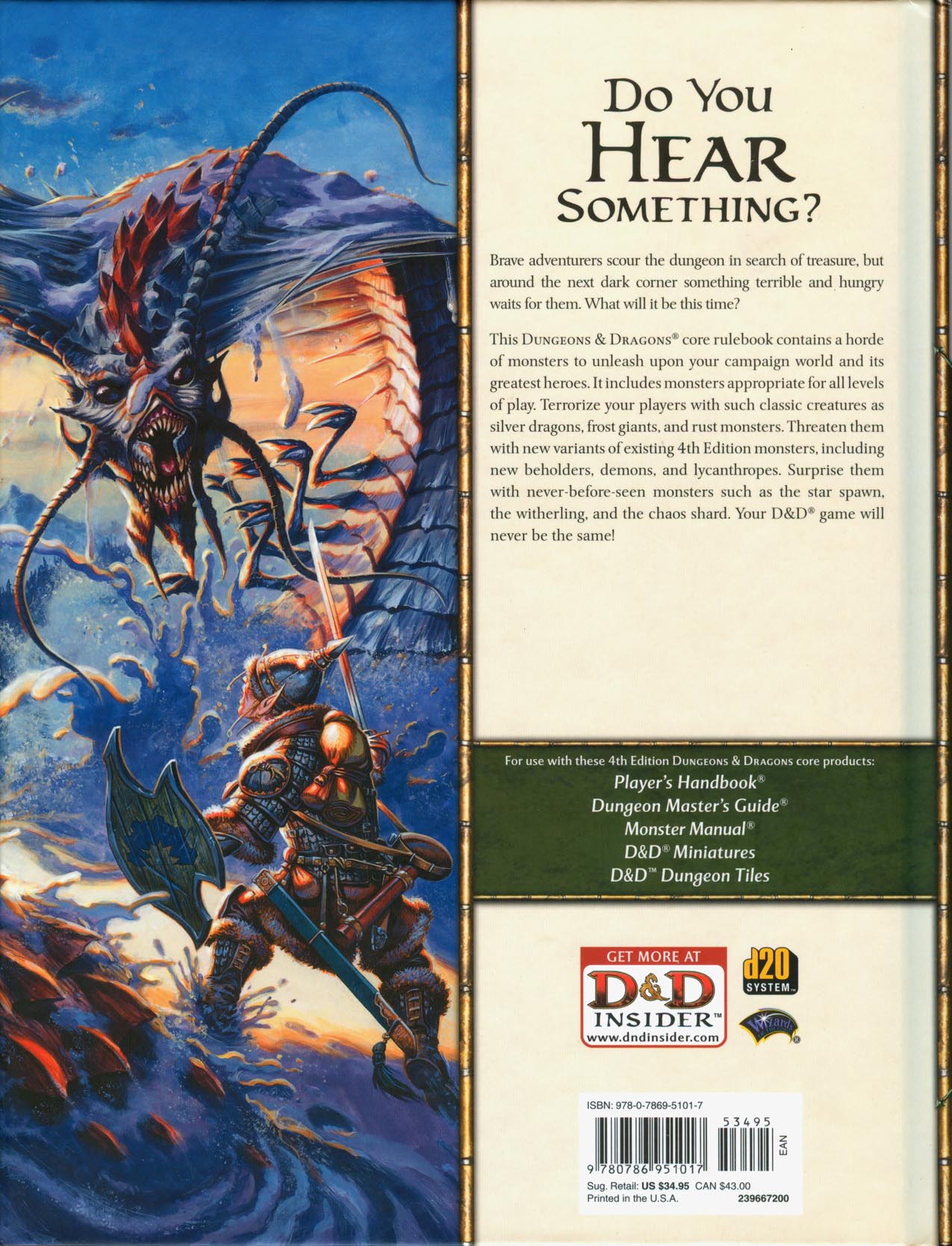 DUNGEONS & DRAGONS - MONSTER MANUAL 2 - 23966 - RPG RELIQUARY