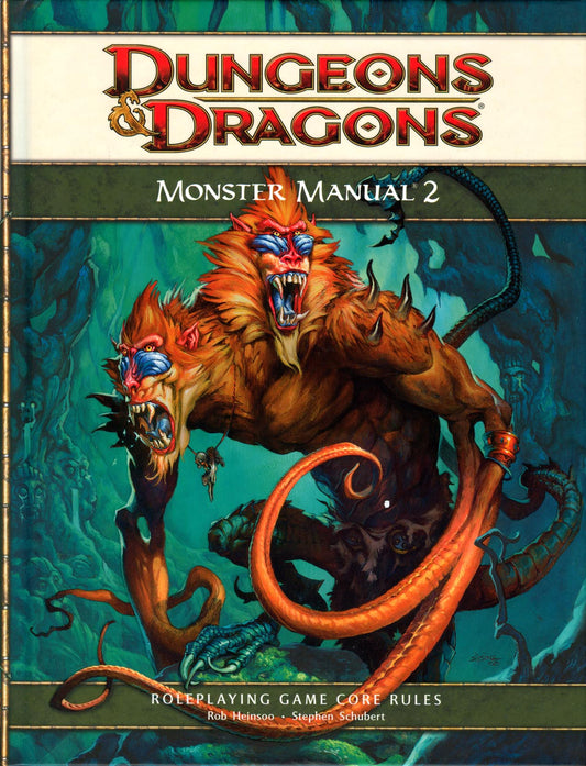 DUNGEONS & DRAGONS - MONSTER MANUAL 2 - 23966 - RPG RELIQUARY