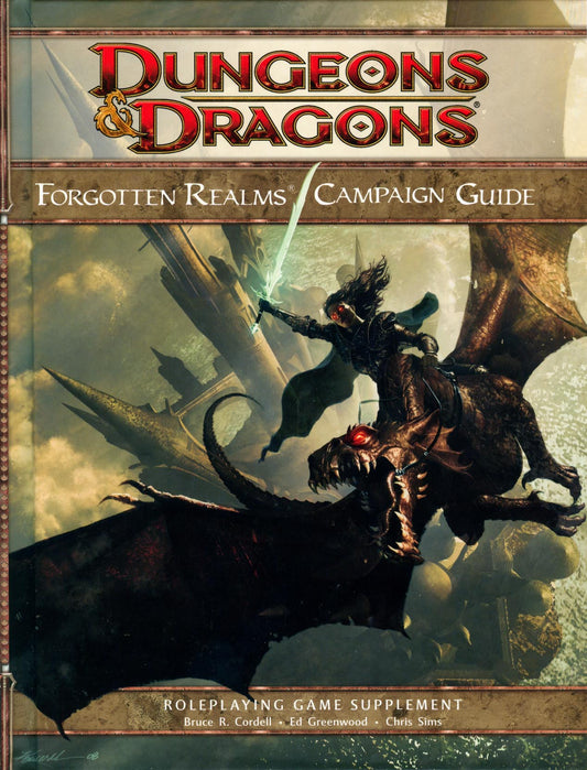 DUNGEONS & DRAGONS - FORGOTTEN REALMS: CAMPAIGN GUIDE - 21828 - RPG RELIQUARY