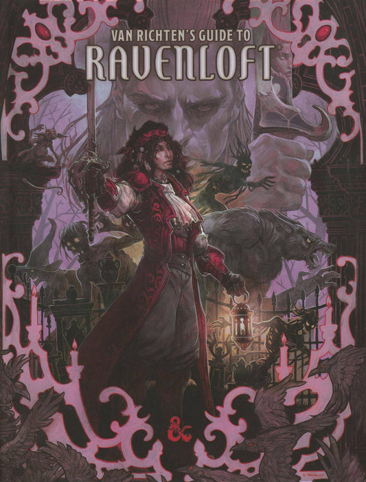 DUNGEONS & DRAGONS - RAVENLOFT: VAN RICHTEN'S GUIDE TO RAVENLOFT: LIMITED EDITION ALT COVER - C9281 - RPG RELIQUARY