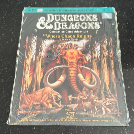 DUNGEONS & DRAGONS - WHERE CHAOS REIGNS - 9158 - CM6 - RPG RELIQUARY