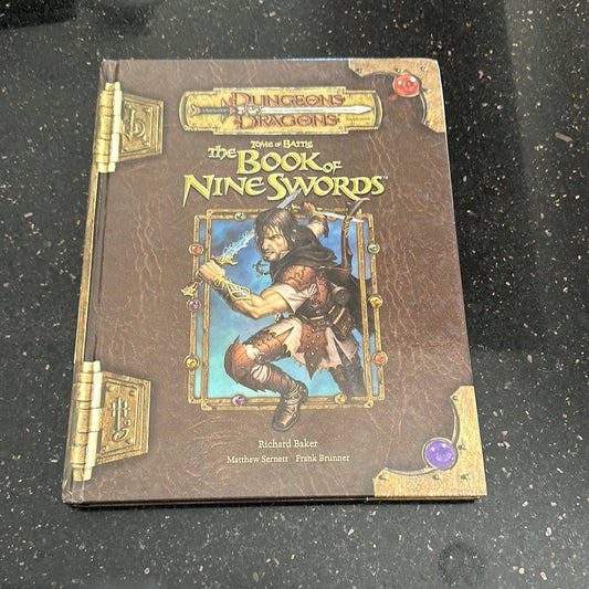 DUNGEONS & DRAGONS - TOME OF BATTLE THE BOOK OF NINE SWORDS - 953787200 - RPG RELIQUARY