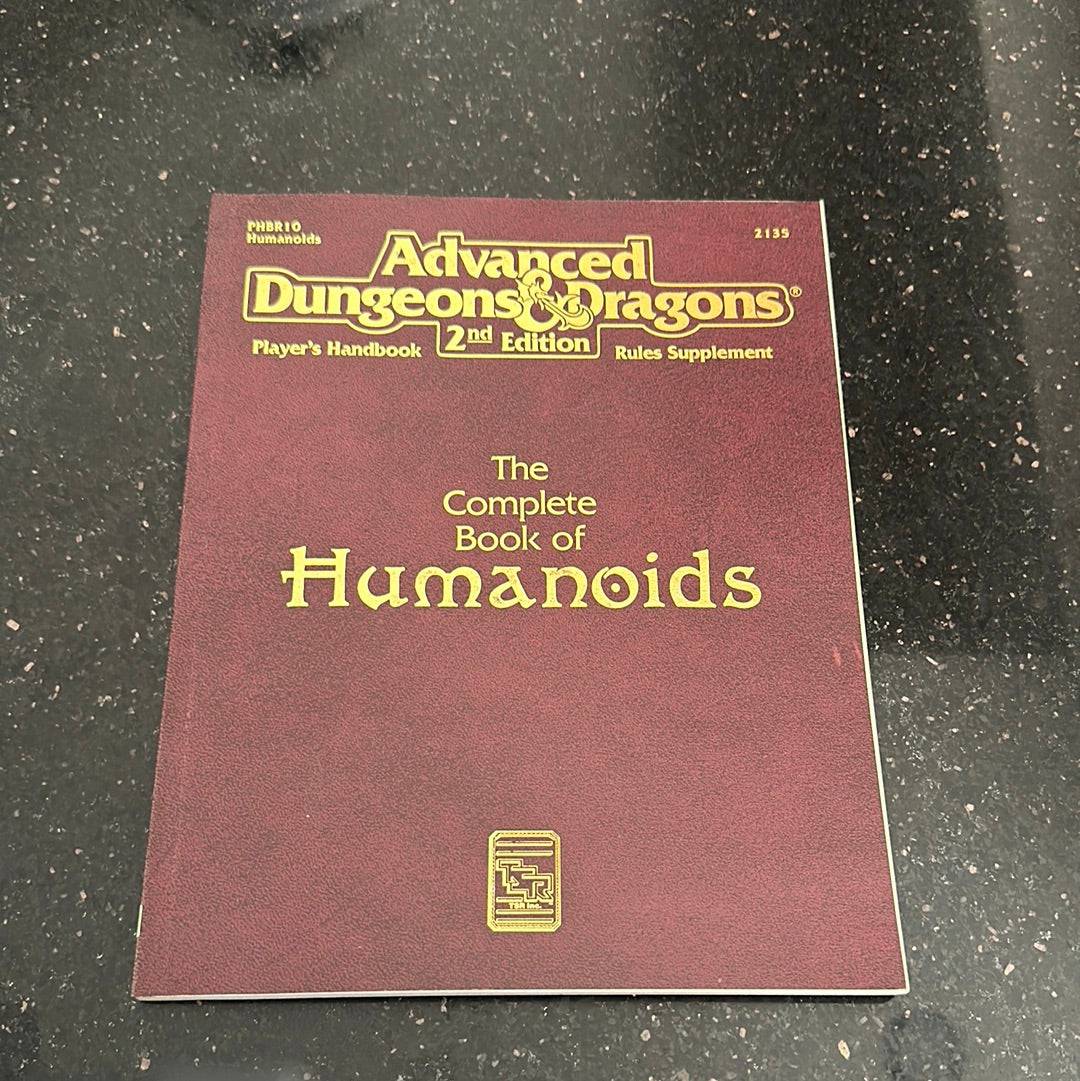 DUNGEONS & DRAGONS - THE COMPLETE BOOK OF HUMANOIDS PHBR10 - 2135 - RPG RELIQUARY