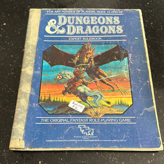 DUNGEONS & DRAGONS - EXPERT RULEBOOK - BLUE - CONTACTED - RPG RELIQUARY