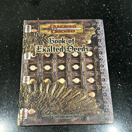 DUNGEONS & DRAGONS - BOOK OF EXALTED DEEDS - 880260000 - Tatty - RPG RELIQUARY