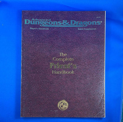 DUNGEONS & DRAGONS - THE COMPLETE PRIEST'S HANDBOOK - 2113 - RPG RELIQUARY