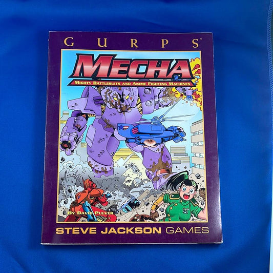 GURPS - MECHA MIGHTY BATTLESUITS AND ANIME FIGHTING MACHINES - SJG01995 - 6021 STEVE JACKSON GAMES - - RPG RELIQUARY