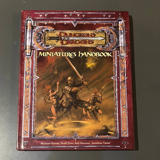 DUNGEONS & DRAGONS - MINIATURES HANDBOOK 96582 3.5 EDITION - RPG RELIQUARY