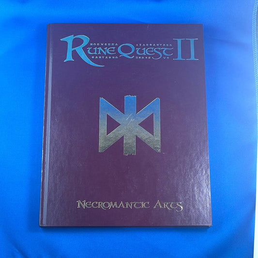 RUNEQUEST II - NECROMANTIC ARTS - LEATHERBOUND - MGP8182 MONGOOSE PUBLISHING - RPG RELIQUARY