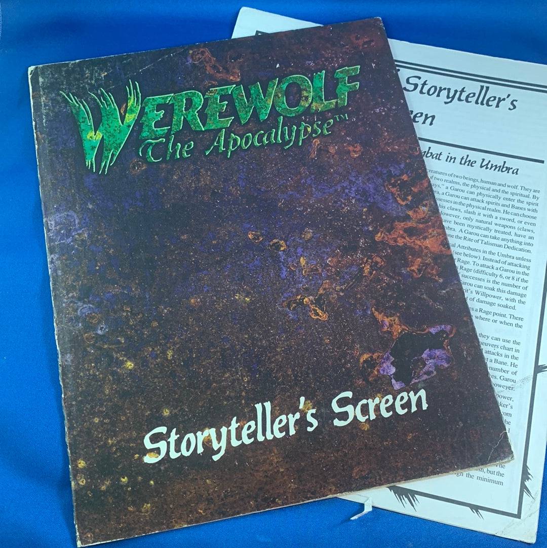 WEREWOLF THE APOCALYPSE - STORYTELLERS SCREEN - WW3002 - RPG RELIQUARY