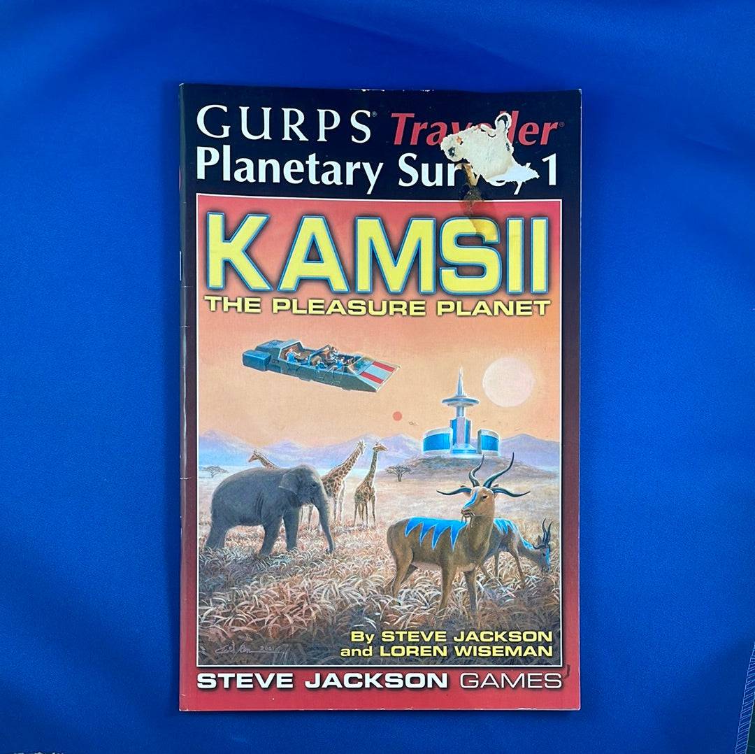 GURPS TRAVELLER - PLANETARY SURVEY 1: KAMSII THE PLEASURE PLANET (MARKS ON COVER) - sjg00895 6801 - RPG RELIQUARY