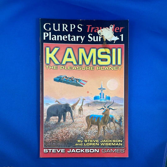GURPS TRAVELLER - PLANETARY SURVEY 1: KAMSII THE PLEASURE PLANET (MARKS ON COVER) - sjg00895 6801 - RPG RELIQUARY