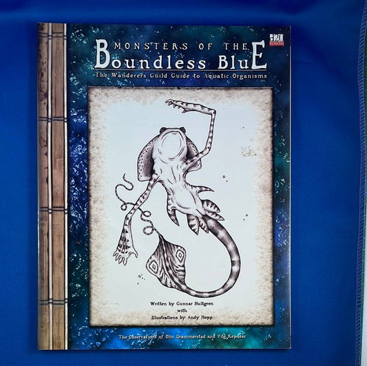 MONSTERS OF THE BOUNDLESS BLUE - GUIDE TO AQUATIC ORGANISMS - GMG4001 - RPG RELIQUARY