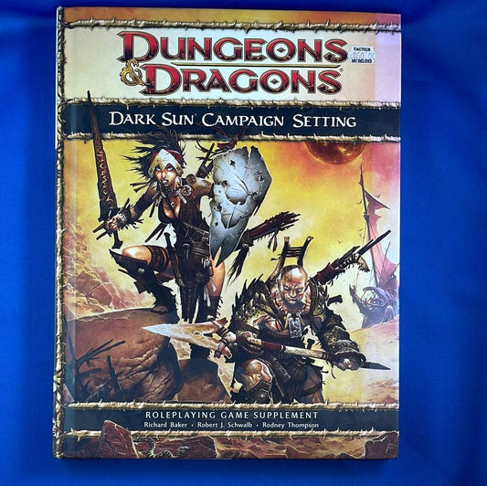 DUNGEONS & DRAGONS - DARK SUN CAMPAIGN SETTING - 253570000 - RPG RELIQUARY