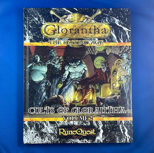 RUNEQUEST II - GLORANTHA THE SECOND AGE - CULTS OF GLORANTHA VOLUME 2 - MGP8120 MONGOOSE PUBLISHING - RPG RELIQUARY