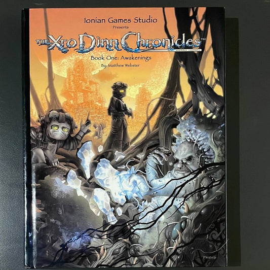 THE XRO DINN CHRONICLES - BOOK ONE AWAKENINGS - 2ND EDITION - IGS1000 IONIAN GAMES STUDIO - RPG RELIQUARY