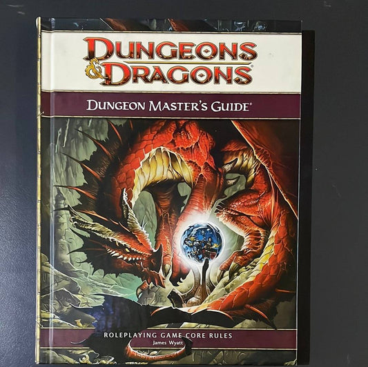 DUNGEONS & DRAGONS - DUNGEON MASTERS GUIDE - CORE BOOK - 21750 4TH EDITION - RPG RELIQUARY