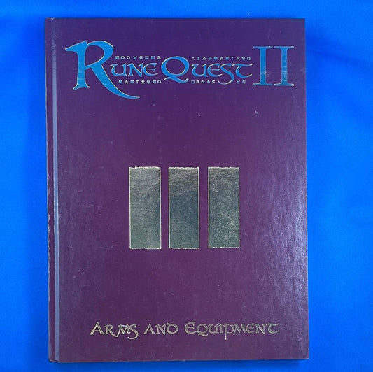 RUNEQUEST II - ARMS & EQUIPMENT - LEATHERBOUND - MGP8177 MONGOOSE PUBLISHING - RPG RELIQUARY