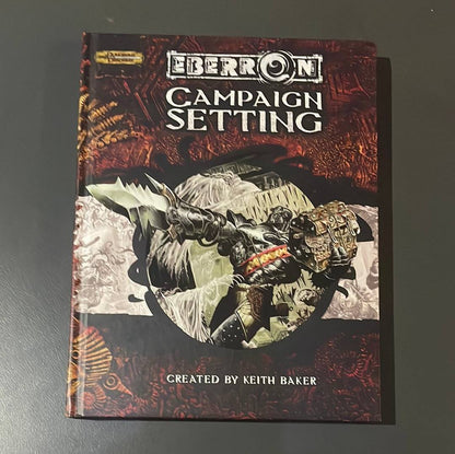 DUNGEONS & DRAGONS - EBERRON CAMPAIGN SETTING 86400 3.5 EDITION - RPG RELIQUARY