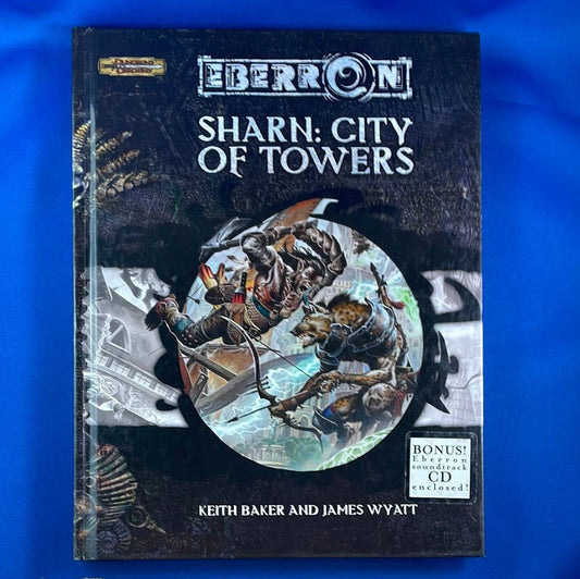 DUNGEONS & DRAGONS - EBERRON - SHARN CITY OF TOWERS - WTC 864200000 WOTC - WIZARDS OF THE COAST - RPG RELIQUARY
